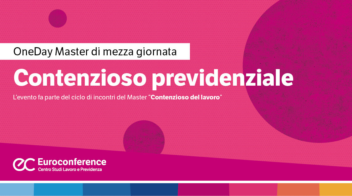 Immagine Contenzioso previdenziale | Euroconference